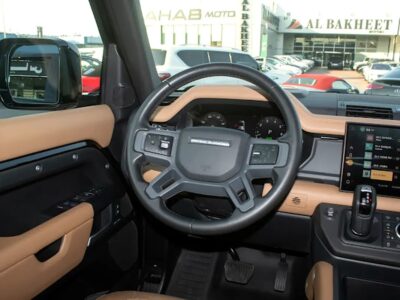 2025 Land Rover Defender 110 X-Dynamic HSE 6 Cylinder Engine Black Tan