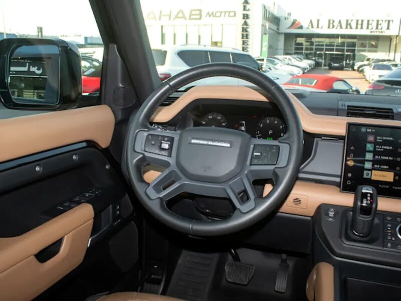 2025 Land Rover Defender 110 X-Dynamic HSE 6 Cylinder Engine Black Tan