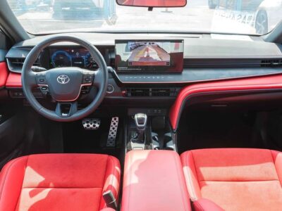 2024 Toyota Camry S Plus Hybrid 2.0 4 Cylinder Engine FWD Red