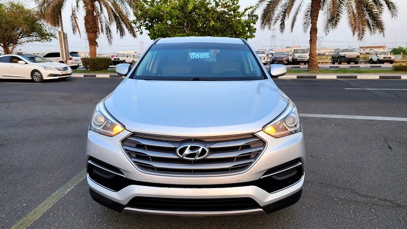 2017 Hyundai Santa Fe Sport 4 Cylinder Engine SUV Silver Grey