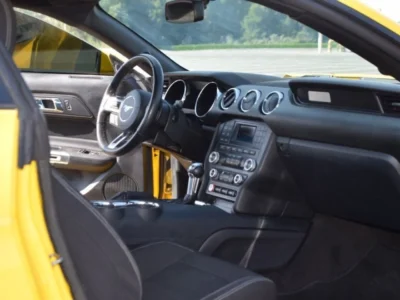 2015 Ford Mustang Premium Ford 3.7 litre 6 Cylinder Engine Yellow Black