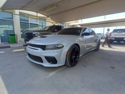 2022 Dodge Charger SRT Hellcat 6.2L Engine 717 HP Grey Red