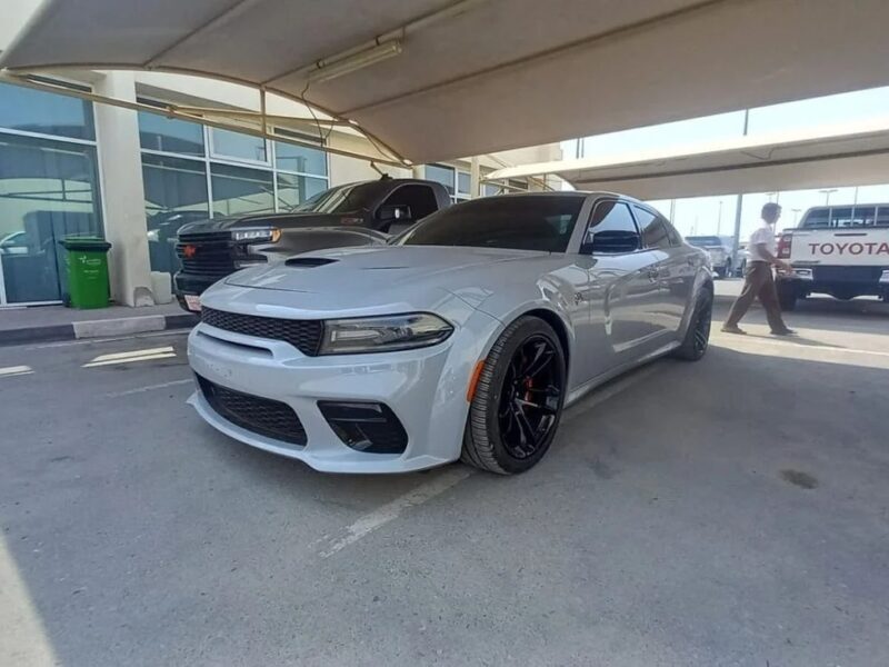 2022 Dodge Charger SRT Hellcat 6.2L Engine 717 HP Grey Red