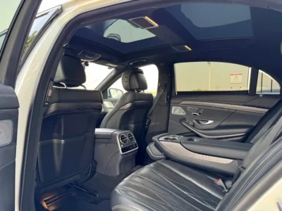 2018 Mercedes-Benz S-Class S 63 AMG 8 Cylinders Engine Silver Black Sedan