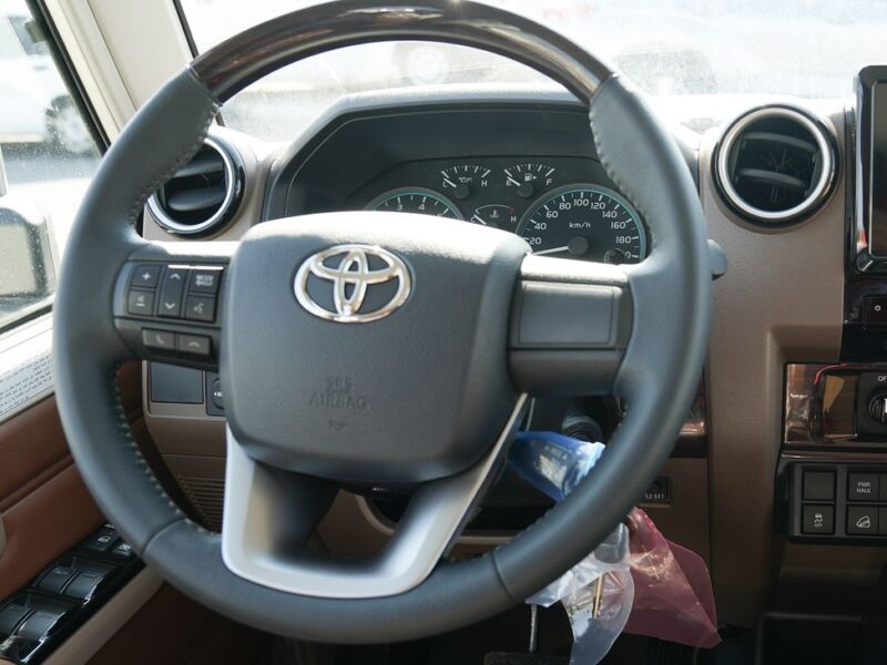 2025 Toyota Land Cruiser LX V6 Engine Petrol GCC White Brown