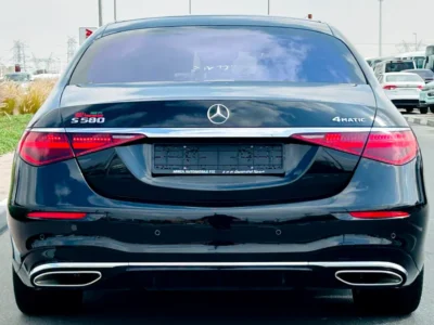 2022 Mercedes-Benz S-Class S 580 8 Cylinders Engine Black Sedan