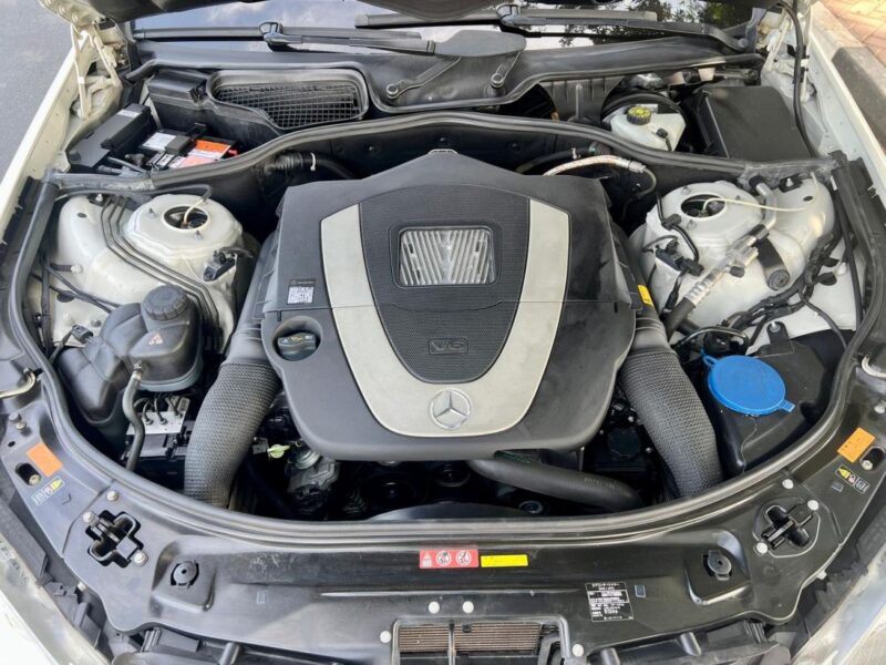 2008 Mercedes-Benz S 350 3.5 liters V6 Engine White Black