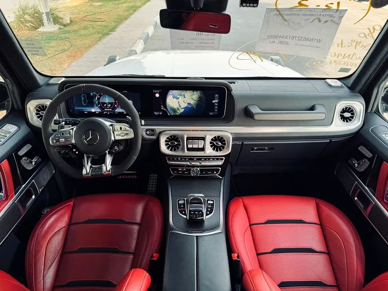 2023 Mercedes-Benz G-Class G 63 AMG 8 Cylinder Neat & Clean Car White Red