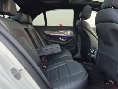 2018 MERCEDES BENZ E43 AMG V6 AUCTION GRADE 4.5/B White Black