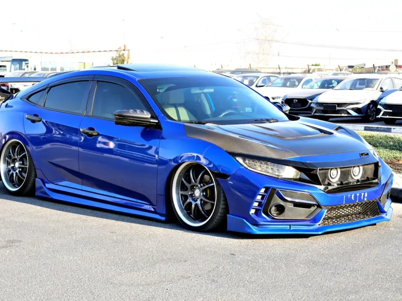 2020 Honda Civic RS TURBO FULLY MODIFIED Blue Beige GCC Specs