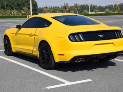 2015 Ford Mustang Premium Ford 3.7 litre 6 Cylinder Engine Yellow Black