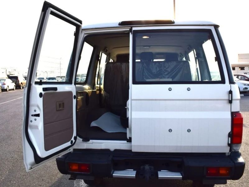 2025 Toyota Land Cruiser LC 78 HARDTOP White Brown Manual