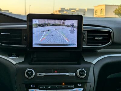 2020 Ford Explorer XLT ECOBOOST GCC IN EXCELLENT CONDITION White Beige