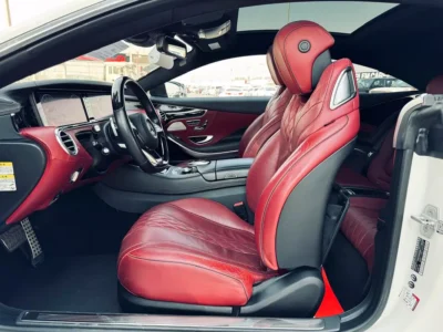 2015 Mercedes-Benz S-Class S 550 4Matic Coupe DEIGNO EDITION 1 White Red