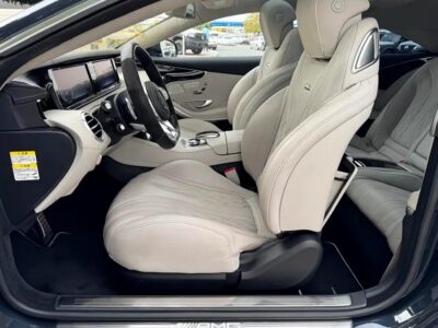 2015 Mercedes-Benz S-Class S 63 AMG Coupe 8 Cylinder Engine Blue Beige