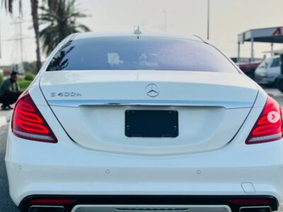 2016 HYBRID MERCEDES BENZ S 400 h 3.5-liter V6 Petrol Engine White