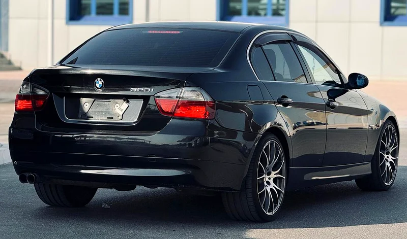 2007 BMW 3-Series 323i 6 Cylinders Engine Black Beige Sedan