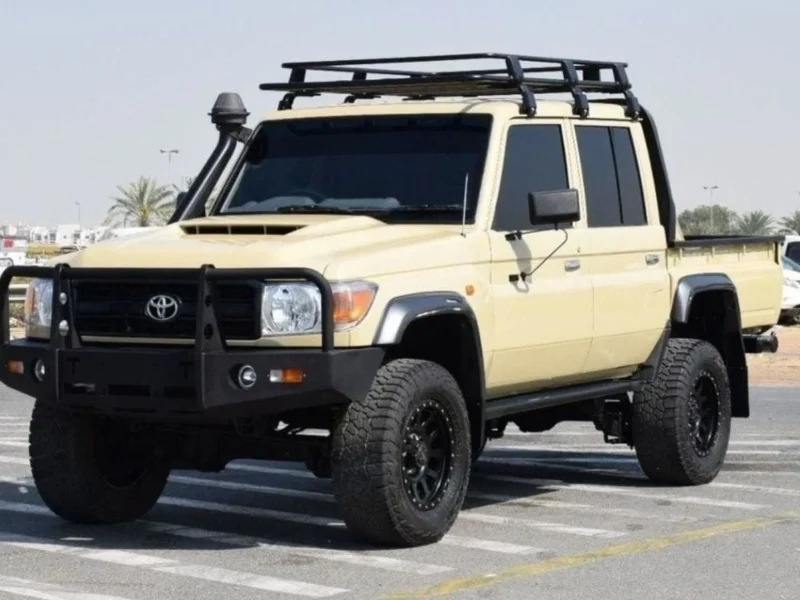 Toyota Land Cruiser Pick Up 4.5L 8 Cylinder 2017 4WD Diesel Manual Beige Grey