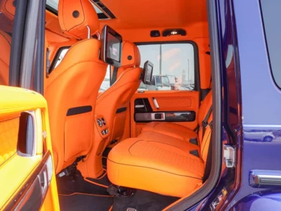 2024 Mercedes-AMG G 63 BRABUS 800 8 Cylinders Engine Blue Orange