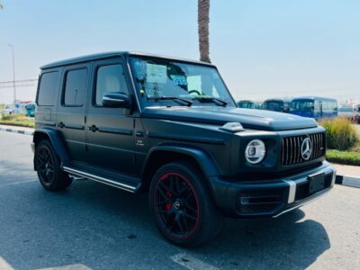 2021 MERCEDES BENZ G63 4.0L V8 Biturbo Black-White CHASSIS GUARANTEE