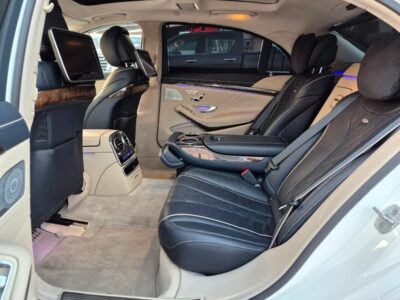 2014 Mercedes-Benz S-Class S 550 8 Cylinder Engine White Black