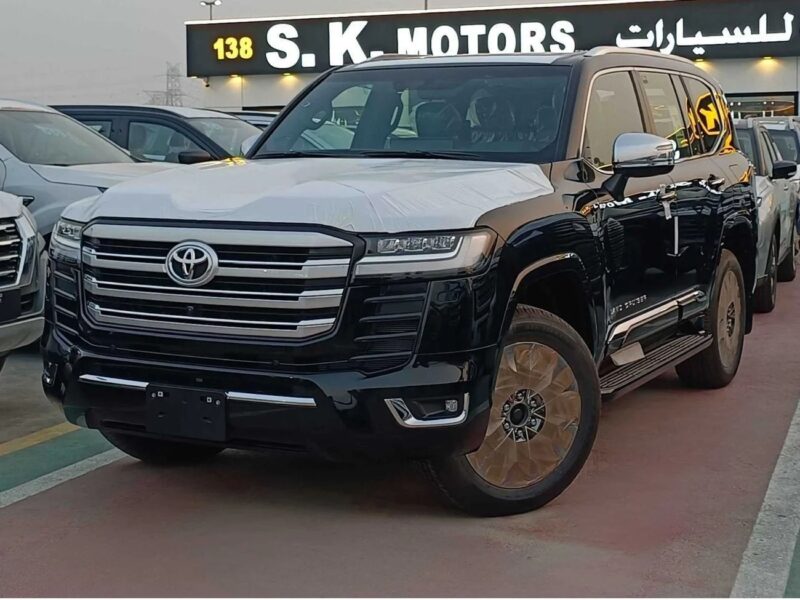 2025 Toyota Land Cruiser 3.L VXR TWIN TURBO Black Full Option