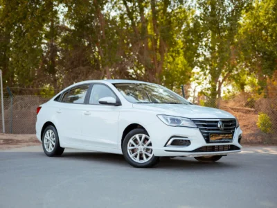 2022 MG 5 Comfort 4 Cylinders Engine Grey White GCC Specs FWD