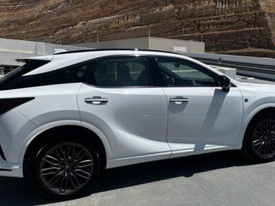 2024 Lexus RX 500h 2.4L inline 4-cylinder Hybrid Engine White Red