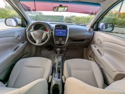 2018 Nissan Sunny SV 4 Cylinders Engine Petrol White Beige Sedan