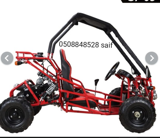 Go Kart 125CC 4 stroke engine single drive Red