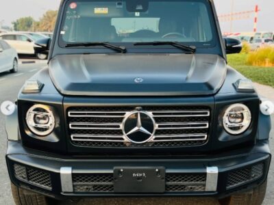 2019 MERCEDES BENZ G 550 4.0L biturbo V8 FULL OPTION Black Red