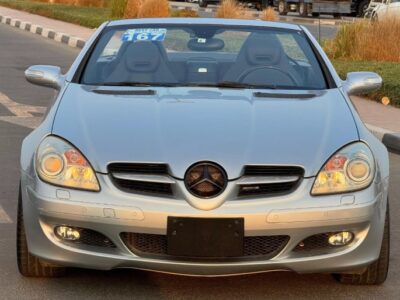 2005 MERCEDES BENZ SLK 350 V6 AUCTION GRADE 4/B Silver Black