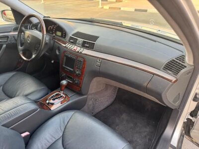 2002 Mercedes-Benz S-Class S 320 4.5 Silver Auction Grade Clean Title