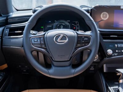 2025 Lexus ES HYBRID ES 300h 2.5L 4-Cylinder Hybrid White Tan