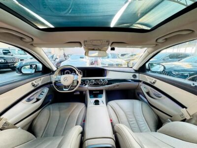 2015 Mercedes-Benz S-Class S 400 h Neat and Clean Car Silver Beige