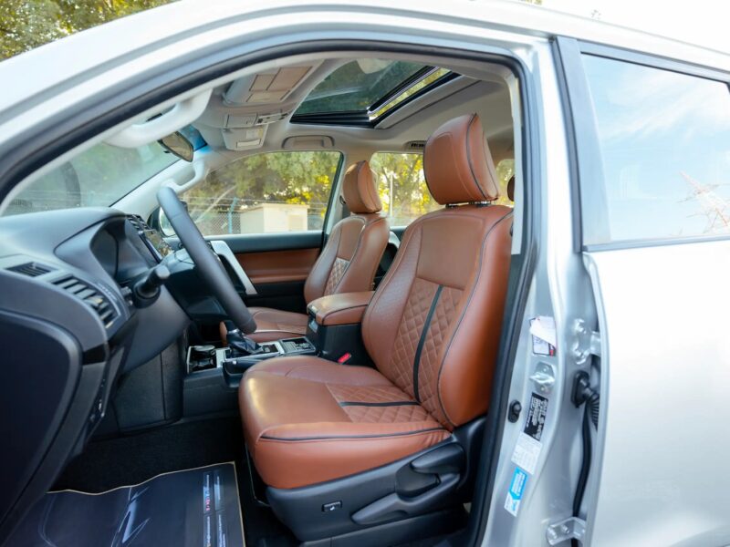 2019 Toyota Prado VXR 4 Cylinder Engine 4WD GCC Specs Silver Brown