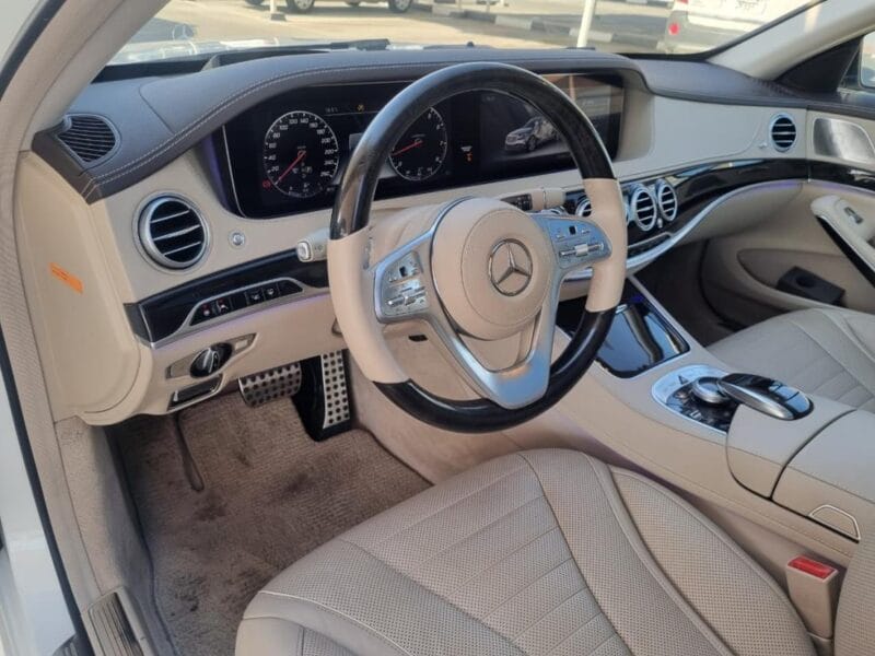 MERCEDES-BENZ S 560 WHITE 2018 Petrol A/T