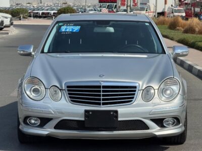 2007 MERCEDES BENZ E500 Body Kit E63 AMG V8 AUCTION GRADE 4/B Silver
