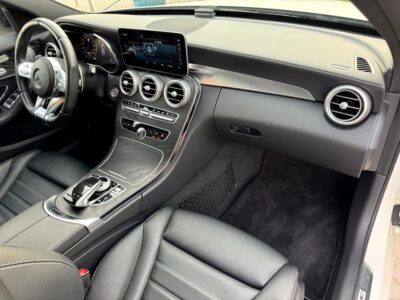 2019 Mercedes-Benz C-Class C43 AMG 6 Cylinder Engine White Black