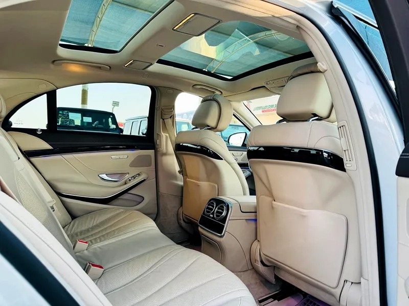 2015 Mercedes-Benz S-Class S 400 h Neat and Clean Car Silver Beige