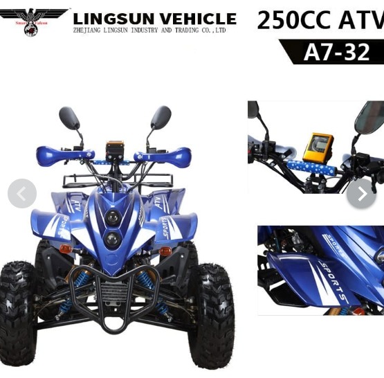 SPORT ATV 250cc GY6 Oil Cooled Blue