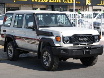 2025 Toyota Land Cruiser LX V6 Engine Petrol GCC White Brown