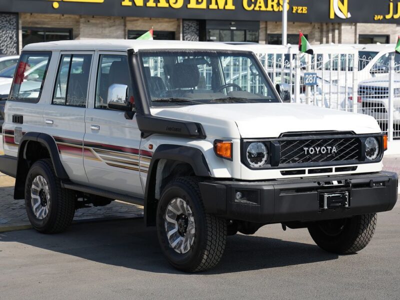 2025 Toyota Land Cruiser LX V6 Engine Petrol GCC White Brown