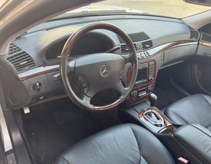 2002 MERCEDES BENZ S 320 V6 Body Kit S55 AUCTION GRADE 4/B Silver