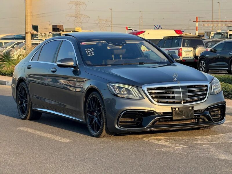 2018 Mercedes-Benz S-Class S 63 AMG Excellent Condition Grey Black