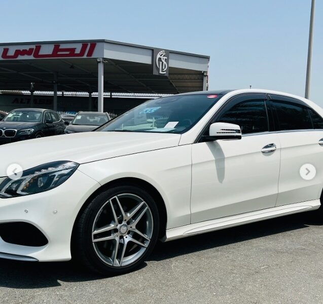 2015 MERCEDES BENZ E300 2.1L turbocharged 4-cylinder engine White Black