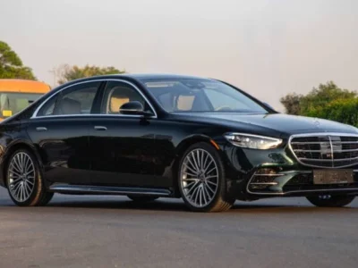 2022 Mercedes-Benz S580 4MATIC 4.0 litre V8 Engine Green Beige