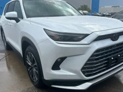 2025 Toyota Grand Highlander i-Force MAX 0KM Hybrid White Tan