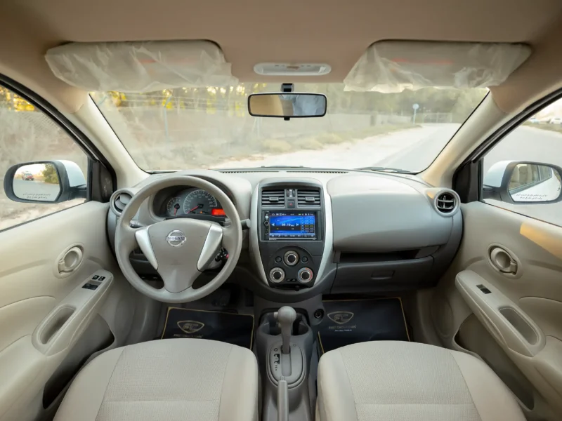 2024 Nissan Sunny SV 4 Cylinders Engine White Beige GCC Specs FWD