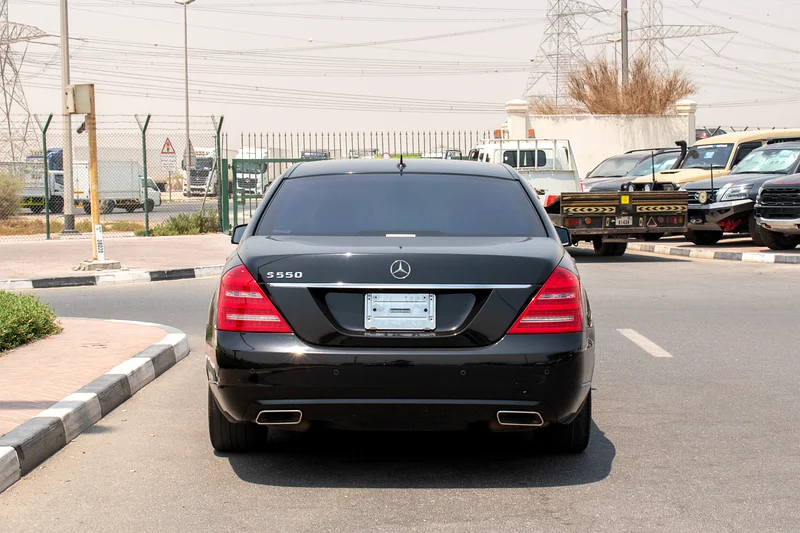 2012 Mercedes-Benz S-Class S 550 6 Cylinders Engine Petrol Black Sedan